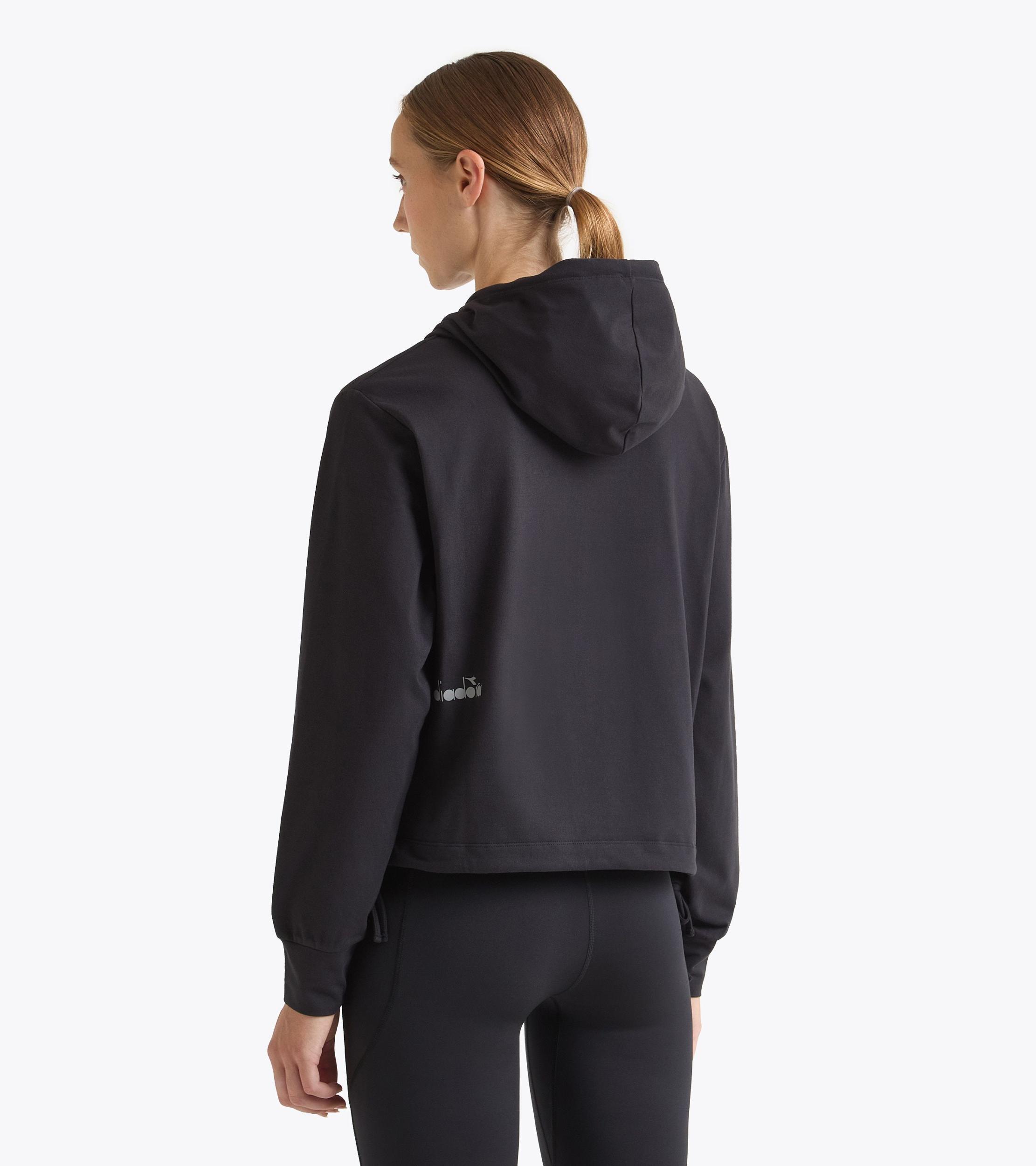 L. JERSEY PULLOVER HOODIE RUN CREW Product Image