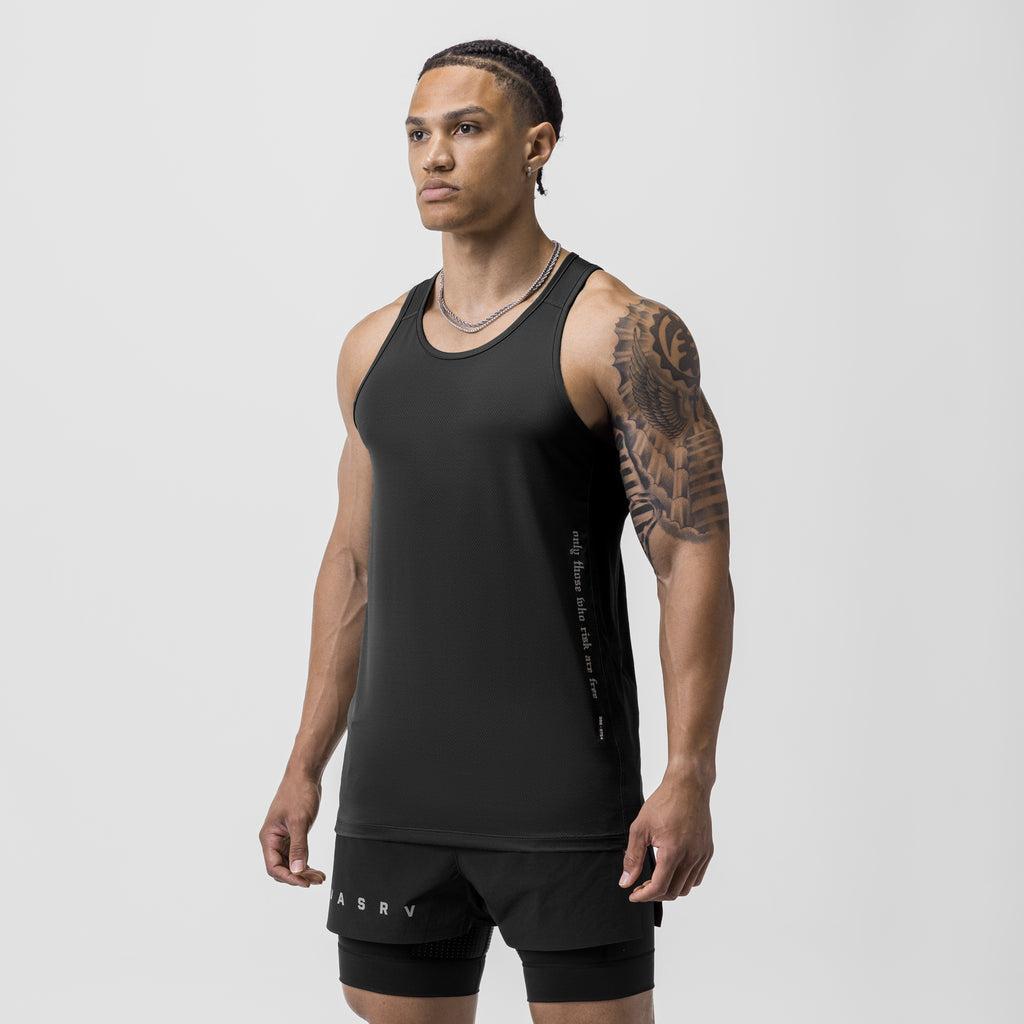 0754. AeroSilver® Training Singlet - Black "RP" Product Image