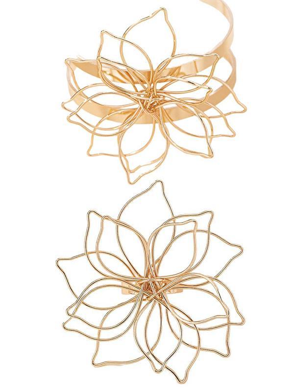 Flower Shape Bracelet Accessories + Rings Accessories Product Image
