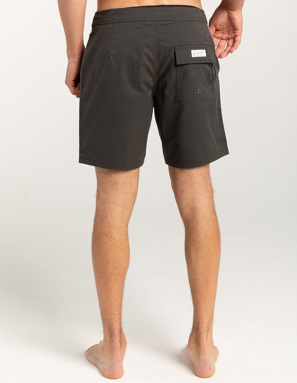 KATIN Theo Mens 17" Boardshorts - WASHED BLACK Product Image