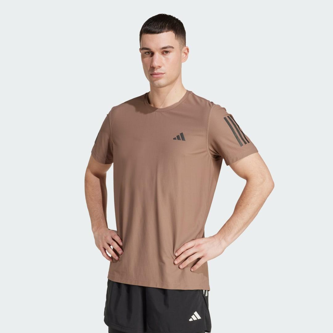 adidas Own the Run Tee White 2XL Mens Product Image