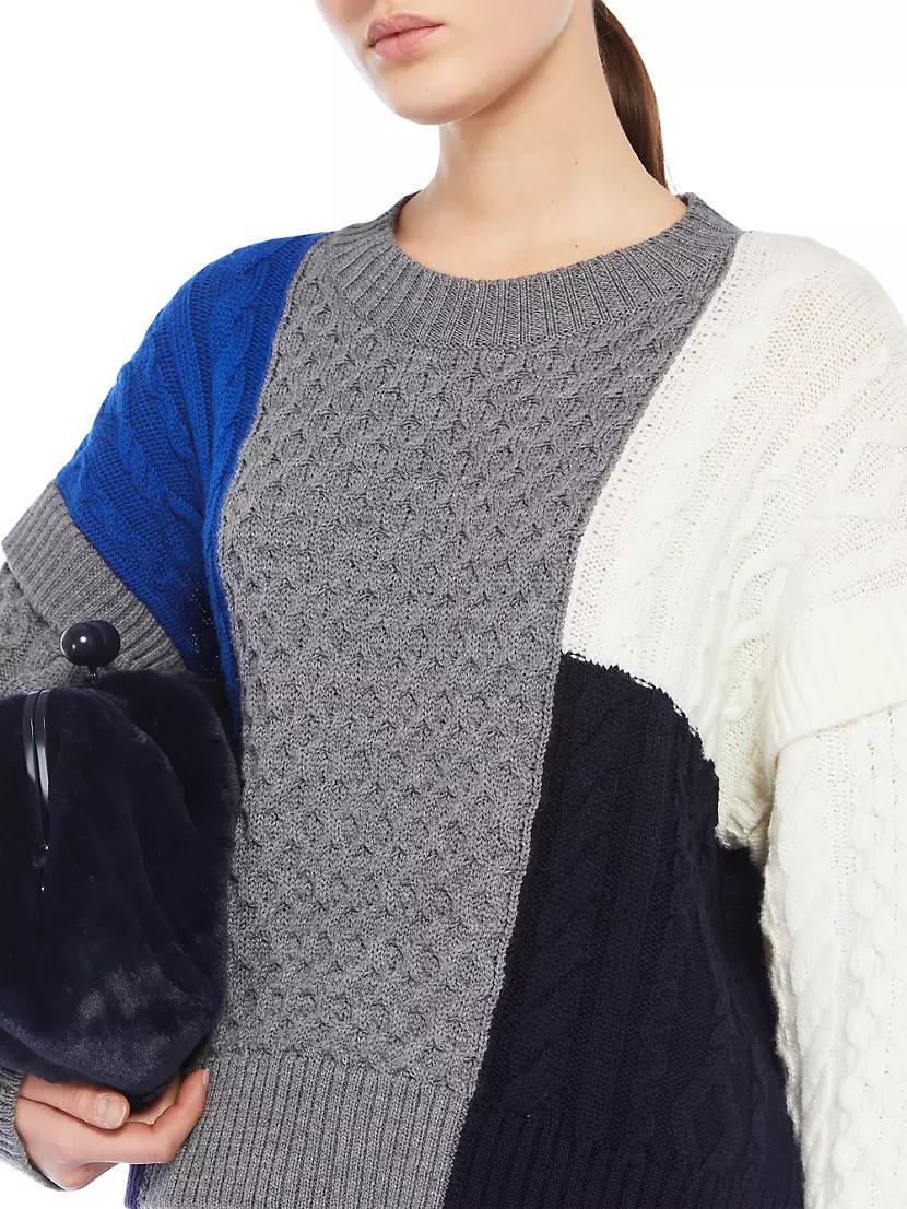 Mestre Virgin-Wool Cable-Knit Crewneck Sweater Product Image