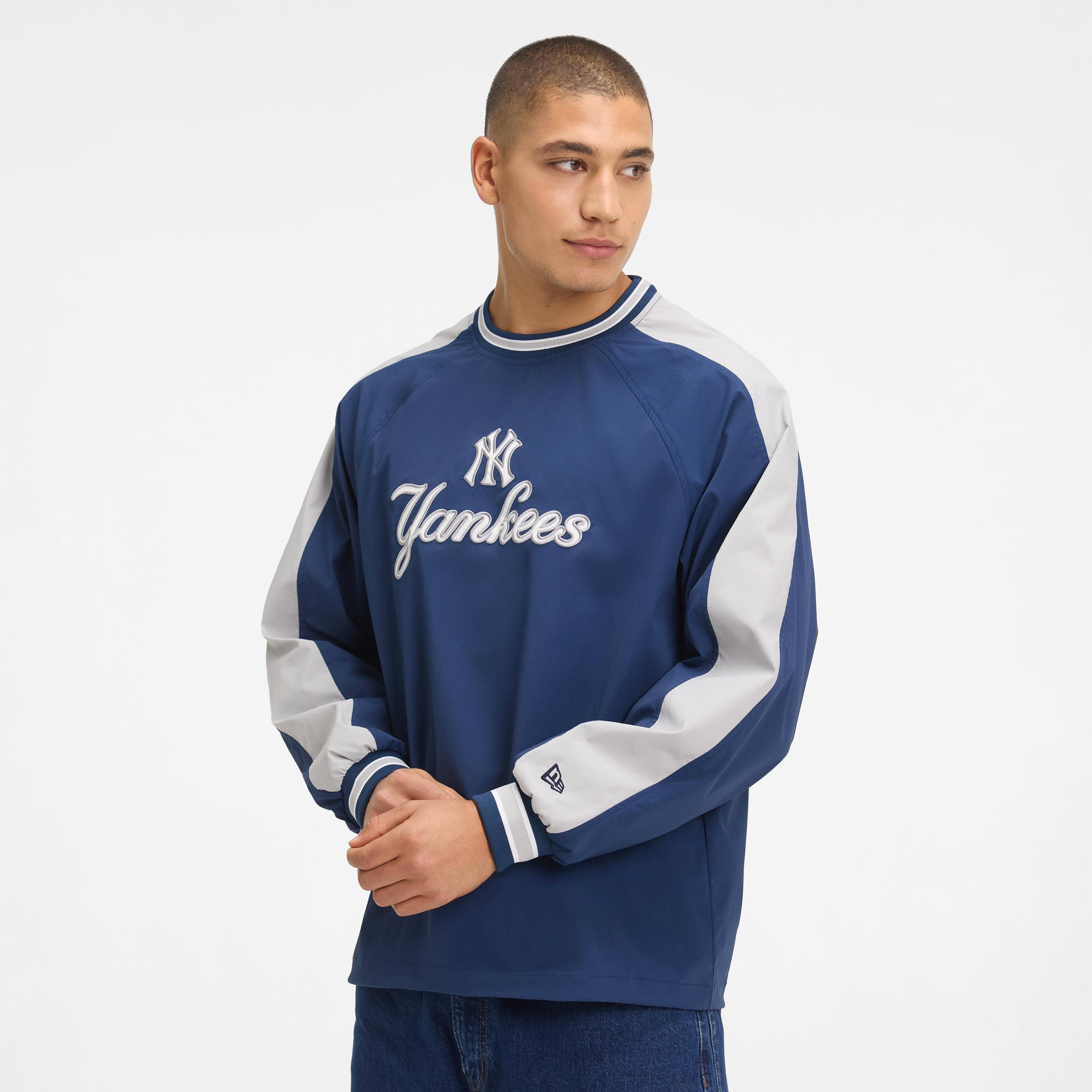 New York Yankees Blue Windbreaker Male Product Image