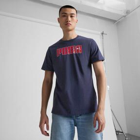 Mens Cotton Jersey Crewneck T-Shirt with Faux Layering Product Image
