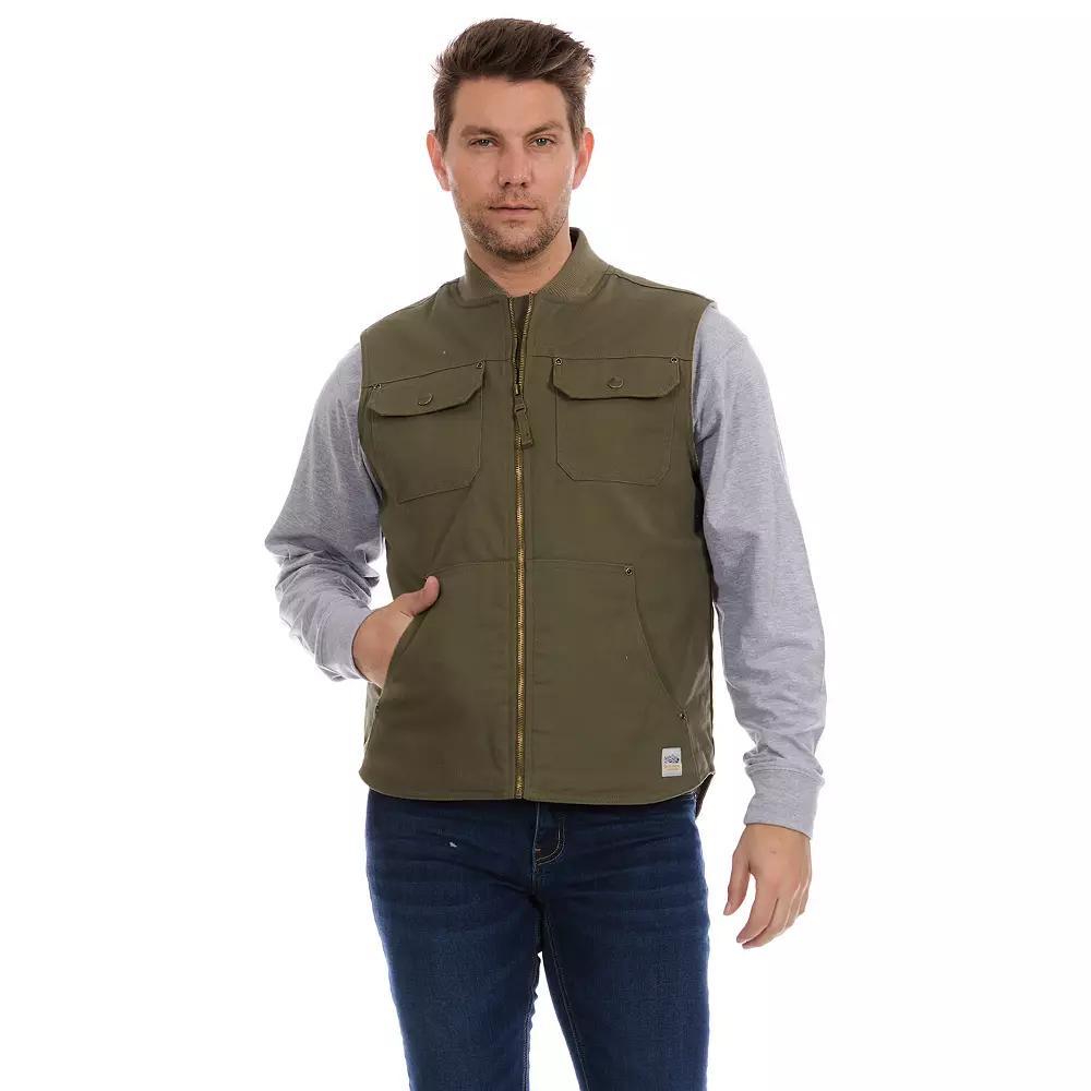 Men's Bass Creek Outfitters® Duck Canvas Vest, Size: XXL, Brown Product Image