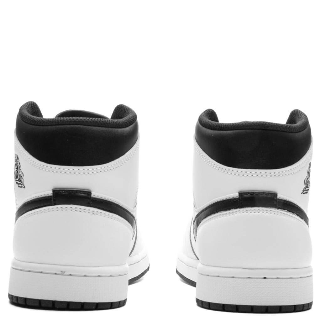 Air Jordan 1 Mid - White/Black Male Product Image