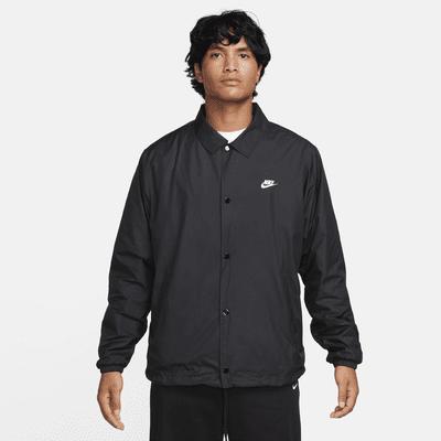 Big & Tall Nike Club Coaches' Jacket, Men's, Size: Large Tall, Black Product Image