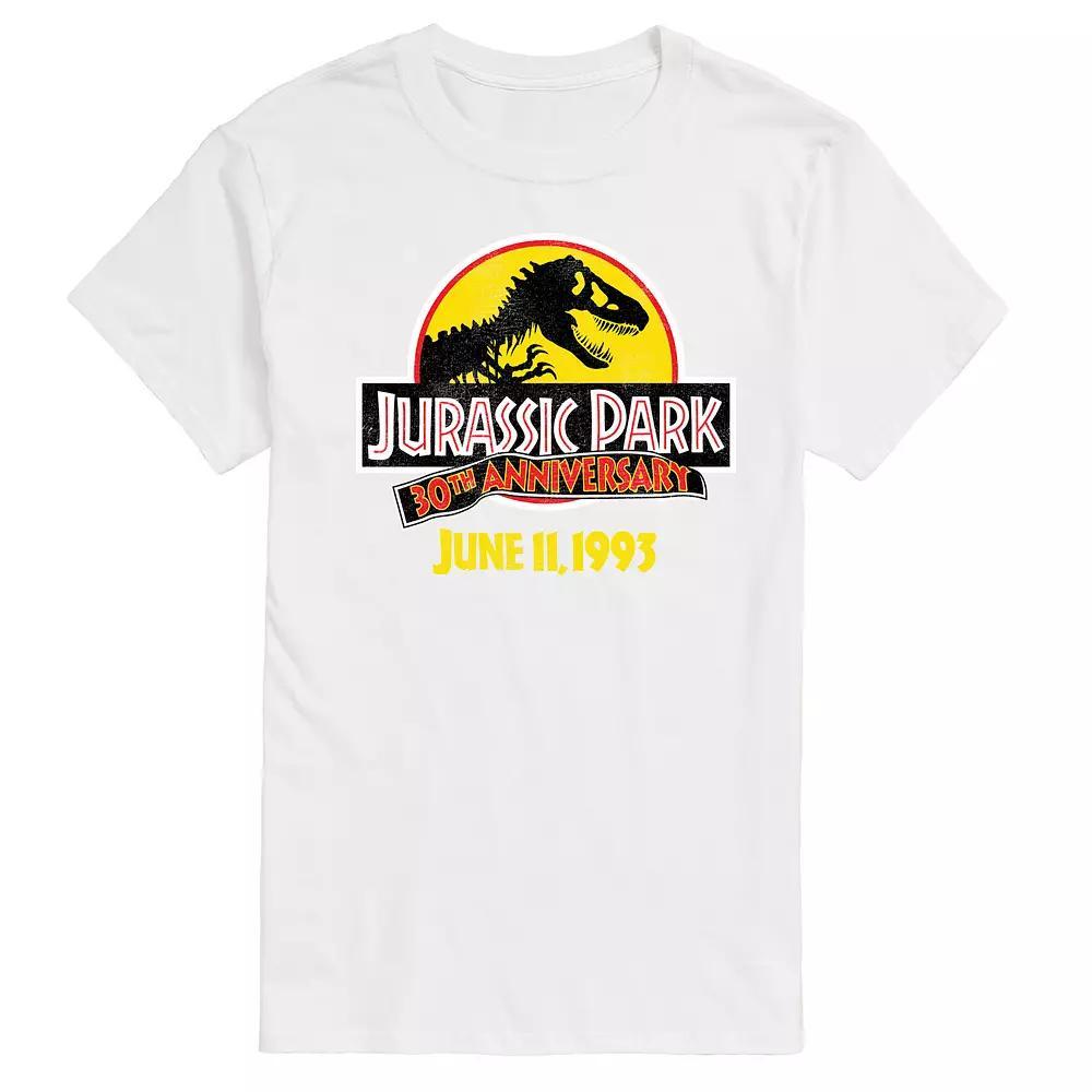 Men's Jurassic World Jurassic Park 30th Logo Graphic Tee, Size: XL, Black Product Image