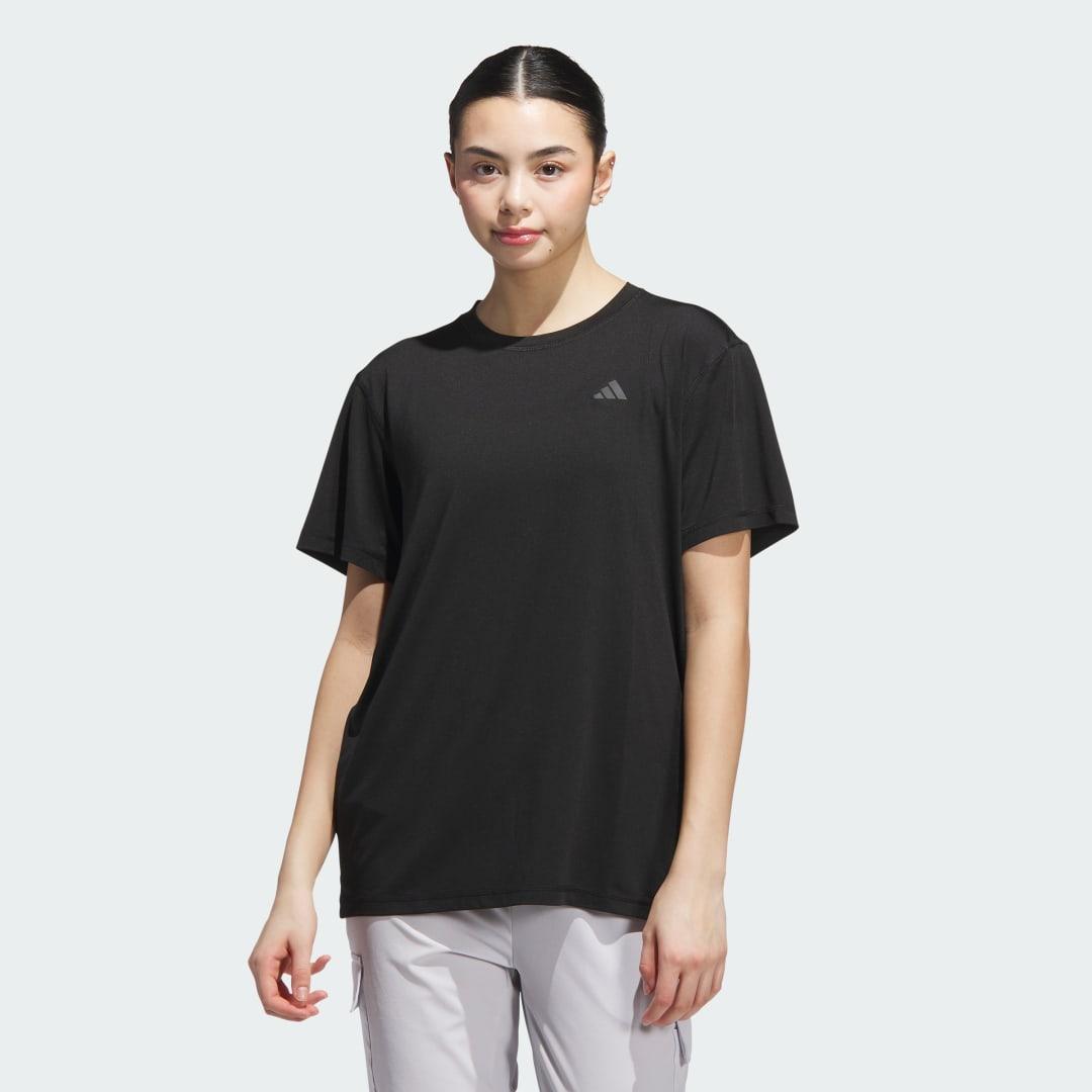 adidas D4T EVRYDY TEE Black M Womens Product Image