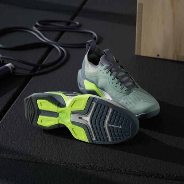 adidas Rapidmove ADV 2 HIIT training shoes Silver Green 11 Mens Product Image