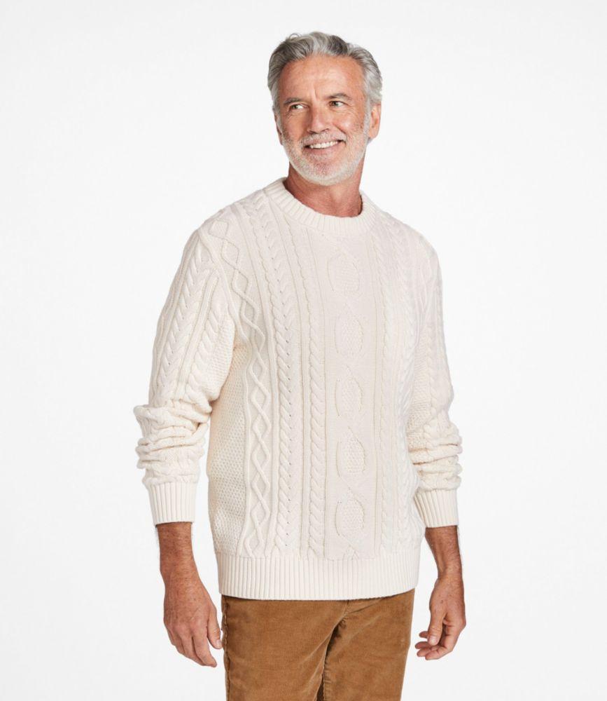 
                            Men's Bean's Heritage Soft Cotton Fisherman Sweater, Crewneck
                         Product Image