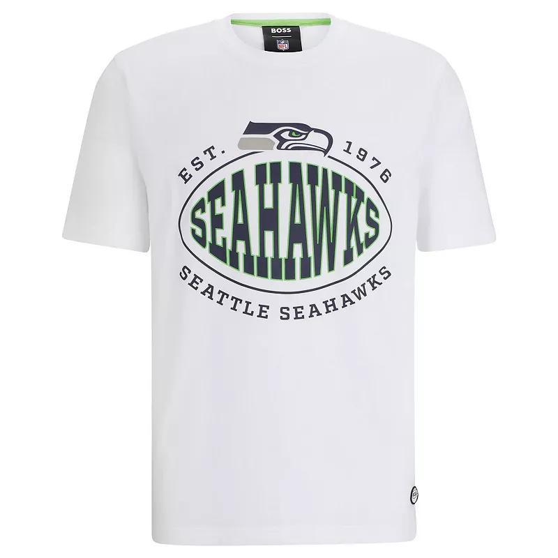 Men's BOSS X NFL  Navy New England Patriots Trap T-Shirt, Size: 2XL, Blue Product Image