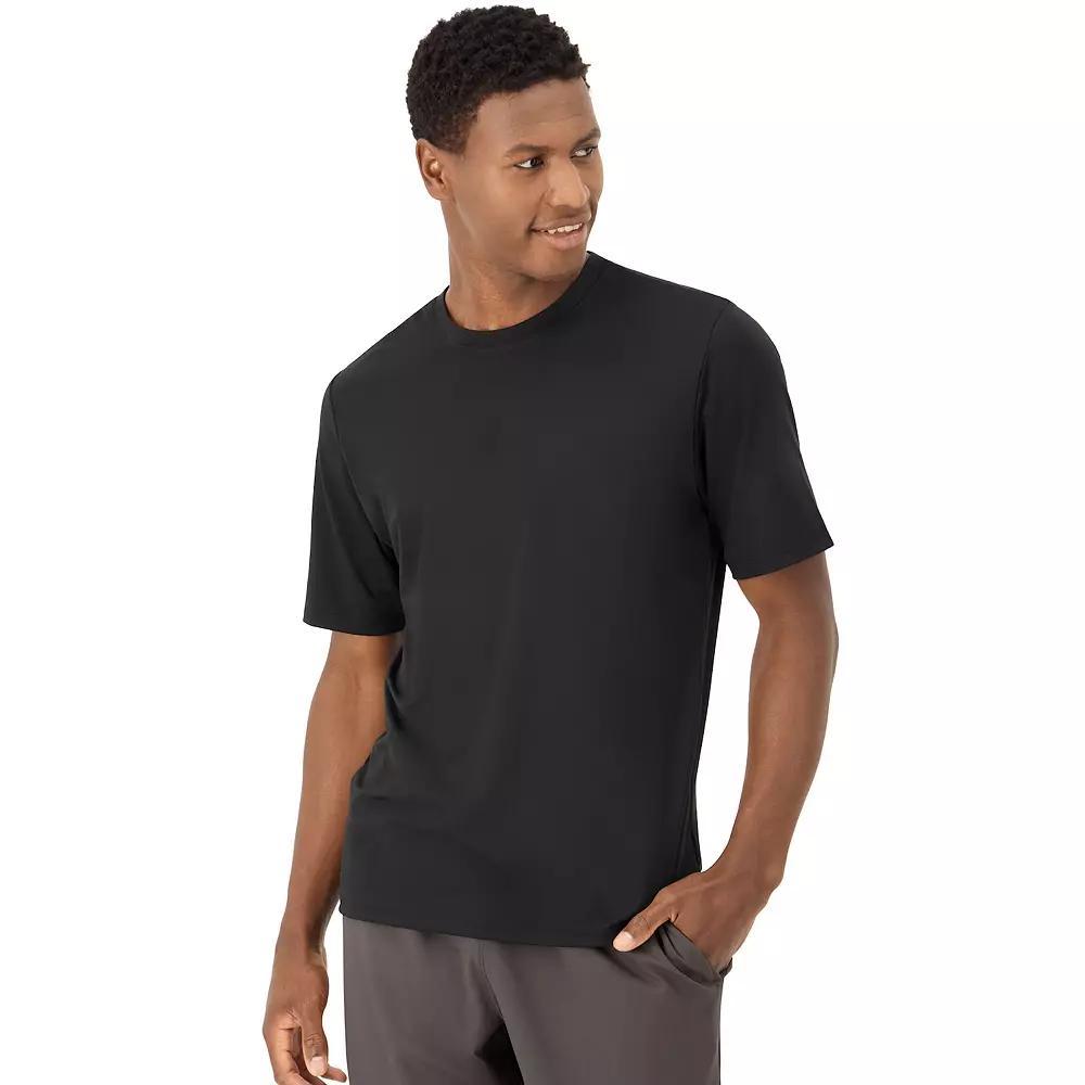 Men's Hanes Moves™ Short Sleeve Performance Tee, Size: XXL, Tubing Grey Product Image