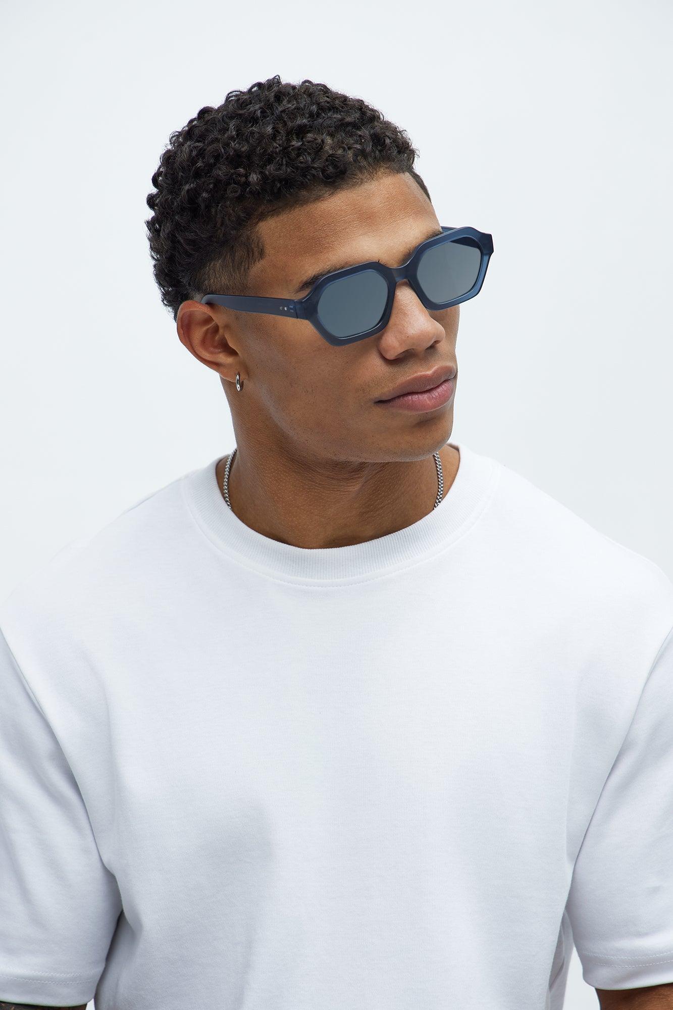 Quito Square Sunglasses - Blue Product Image