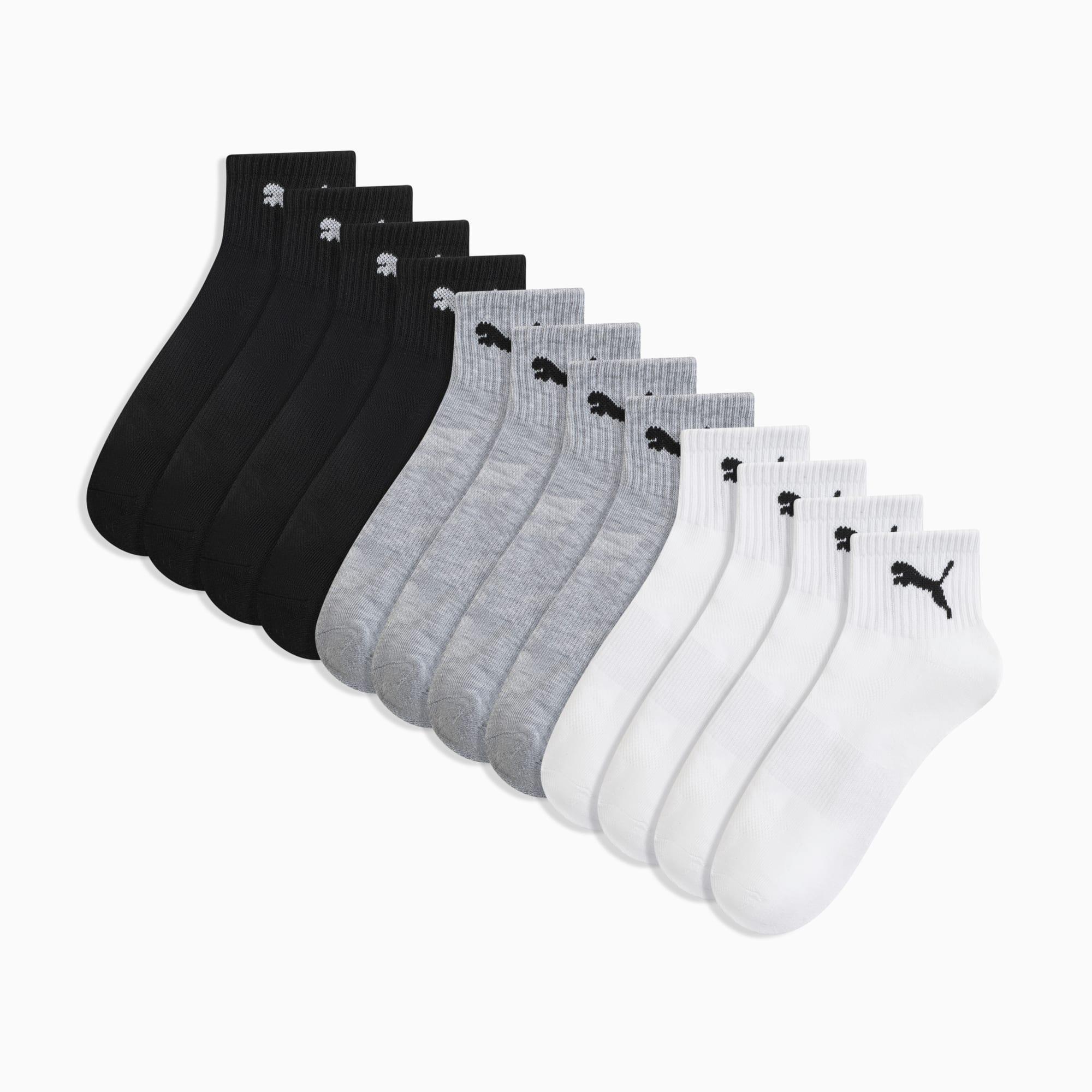 Men's Half Terry Quarter-Length Socks (6 Pairs) Product Image