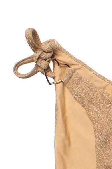 Gold Shimmer Heart Bikini Bottom Product Image
