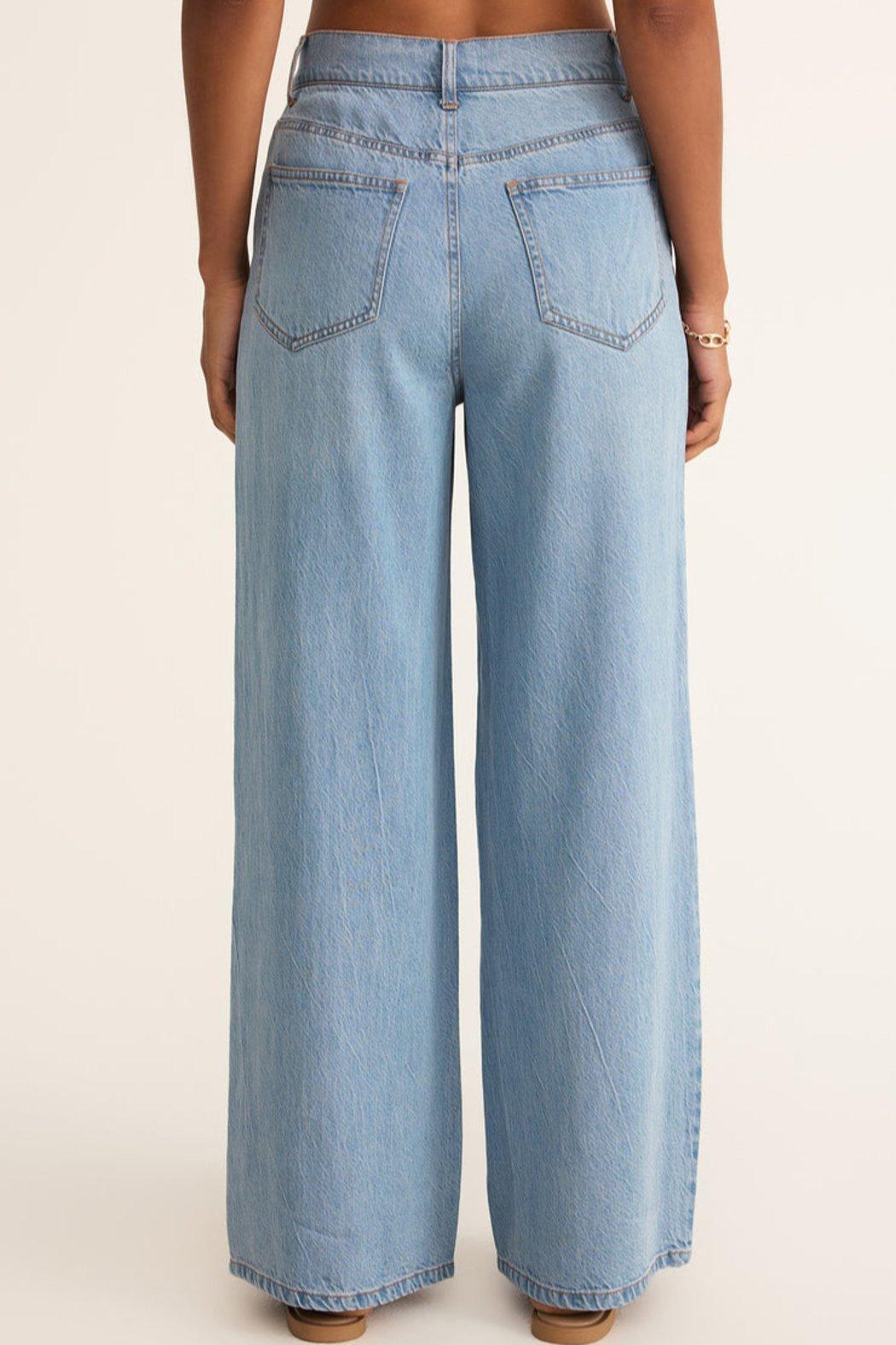 Mia Luxe Soft Denim Pant Product Image