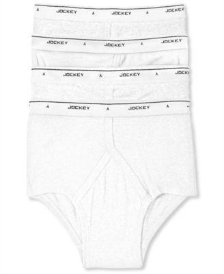 Mens Jockey 4-pack Classic Knit Full-Rise Briefs Product Image
