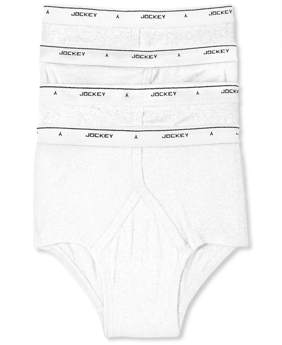 Mens Jockey 4-pack Classic Knit Full-Rise Briefs Product Image