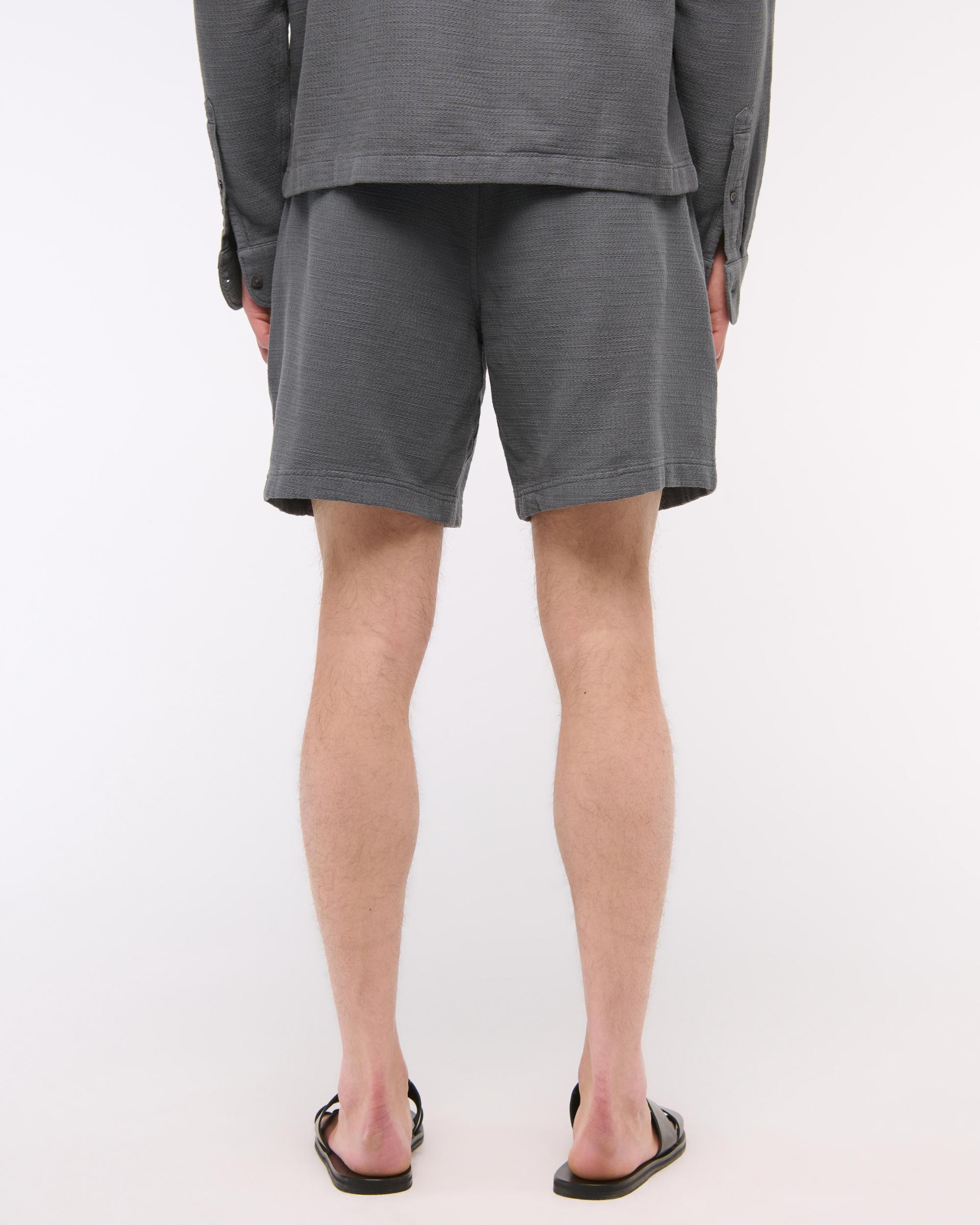 Cotton Texture Pull-On Short Product Image