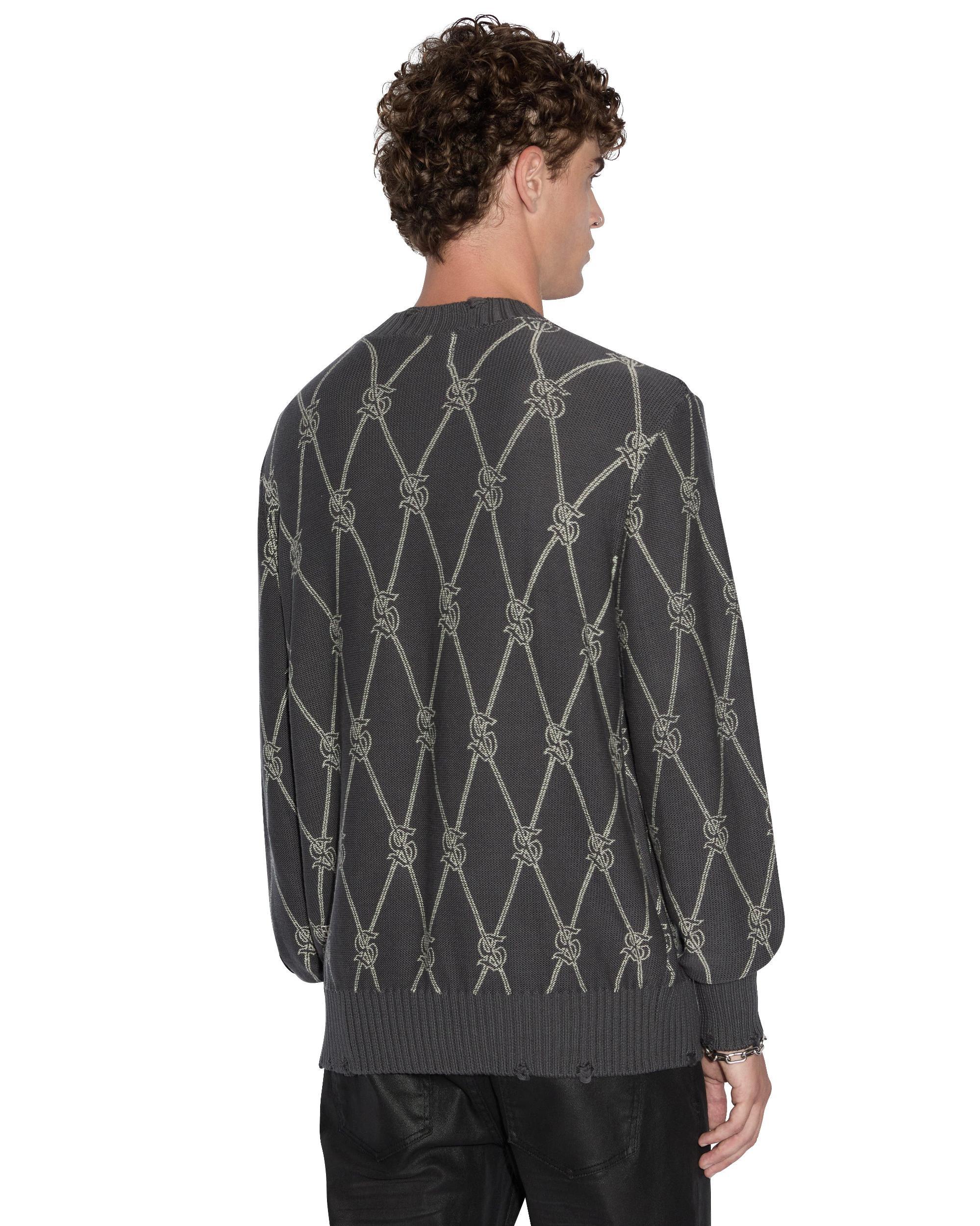 DIAMOND DOLLAR KNIT CREW GREY Male Product Image
