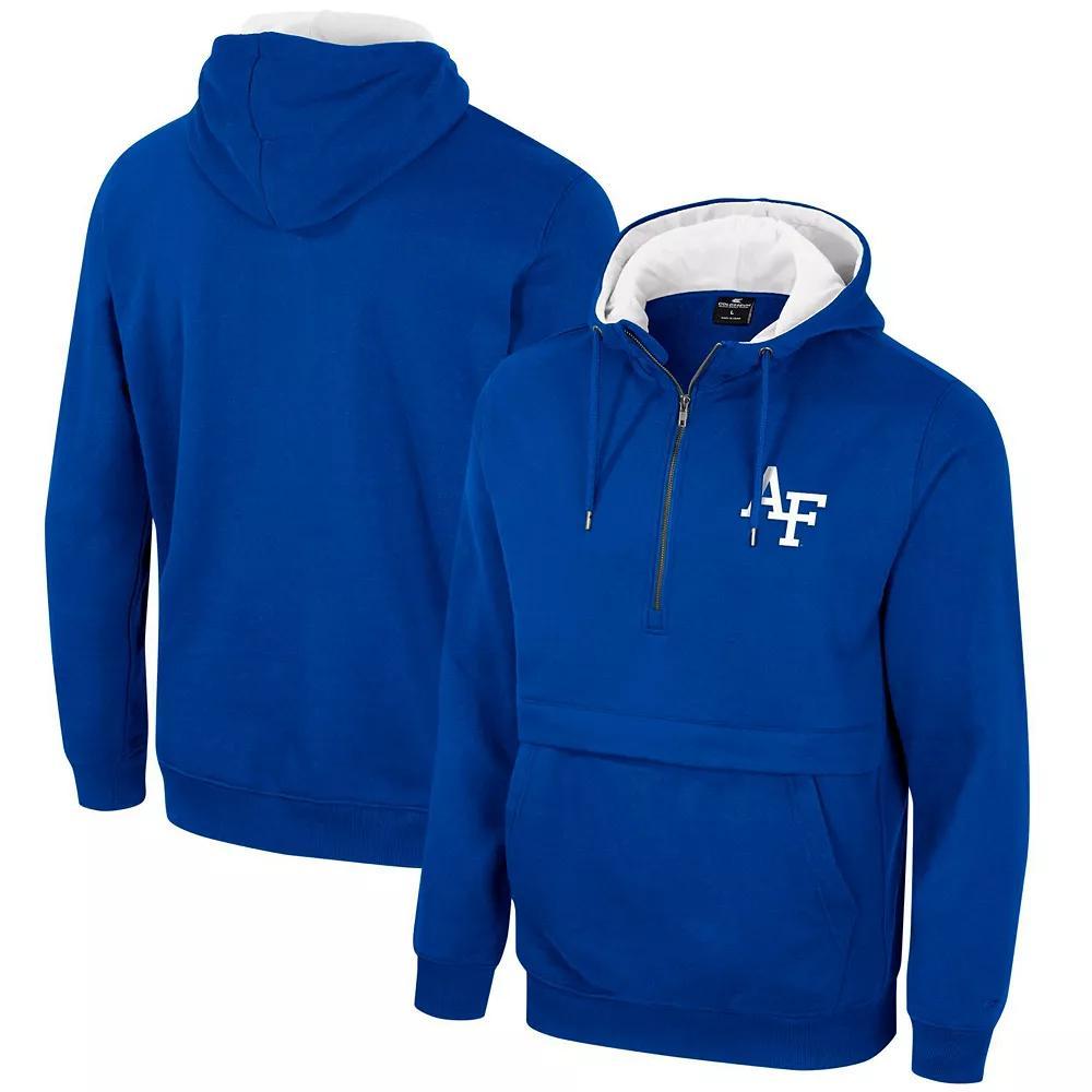 Mens Colosseum Royal Air Force Falcons Half-Zip Hoodie Product Image