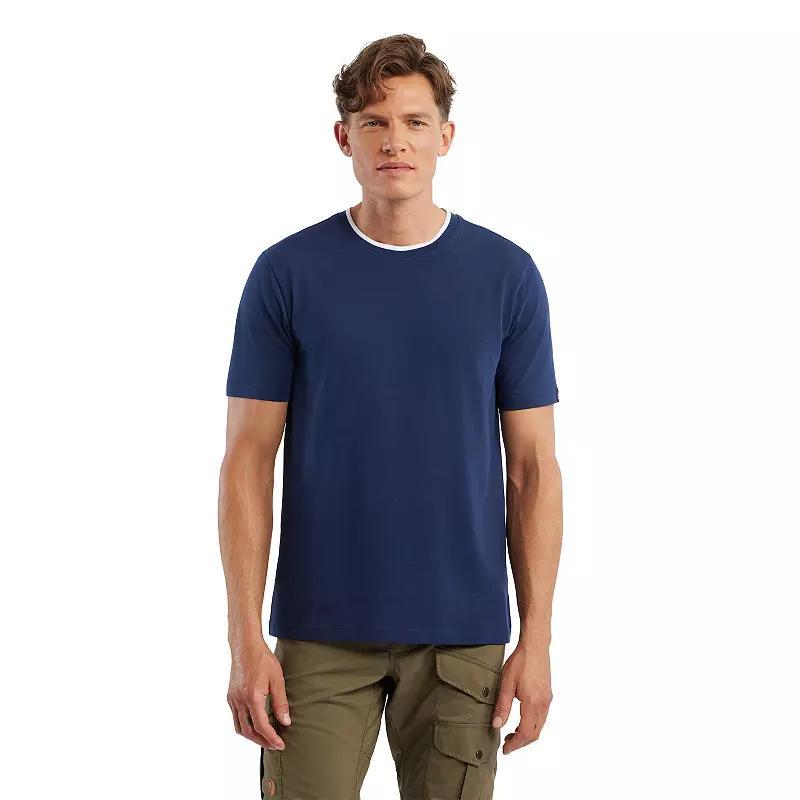 Mens Matix Short Sleeve Knit Crew Neck T-Shirt, Mens Product Image