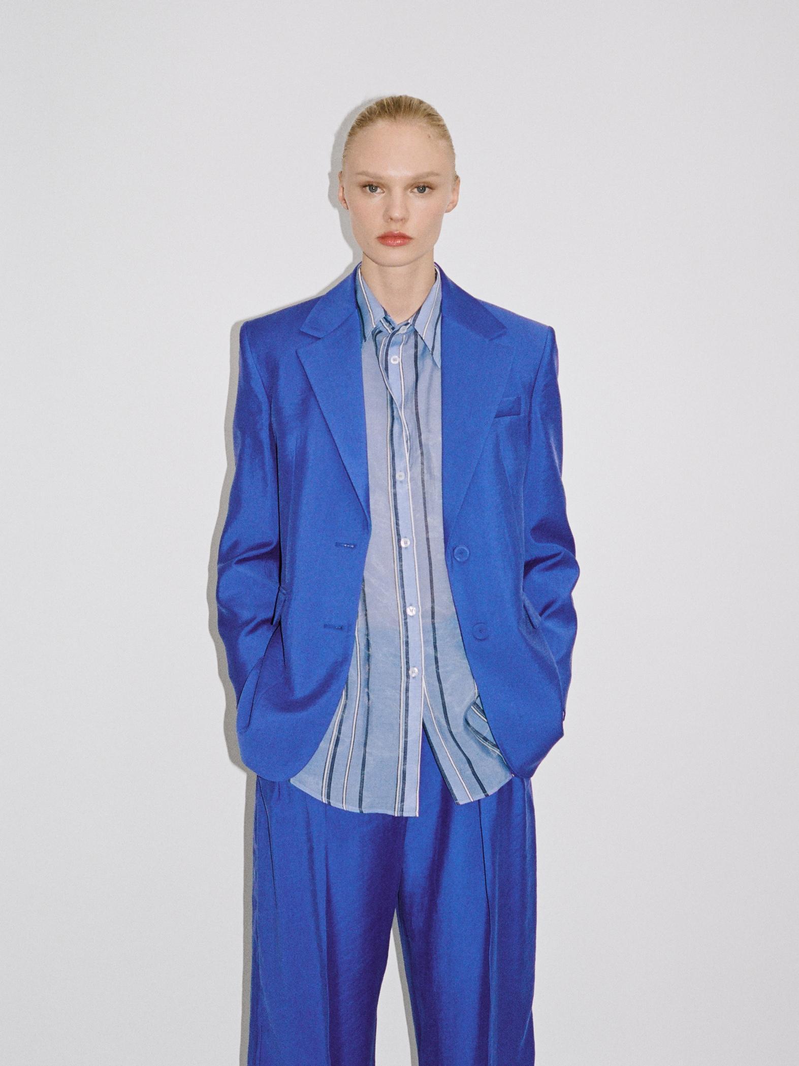 Structured suit jacket - Women | MANGO USA Product Image