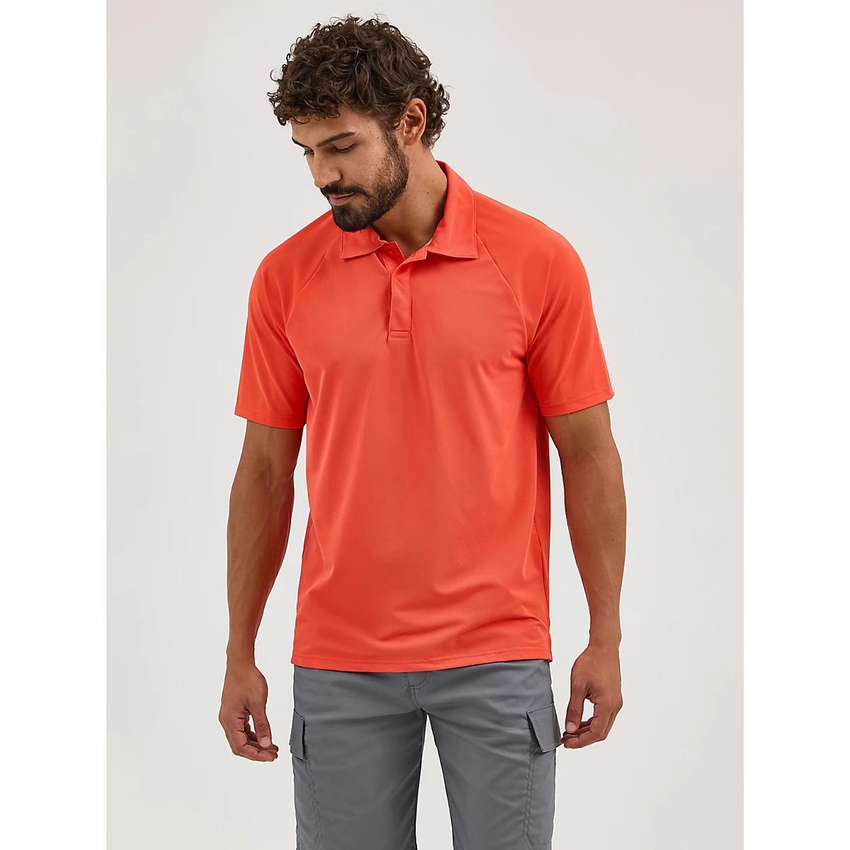 Wrangler ATG Men's Chesapeake Polo Shirt in Jet Product Image