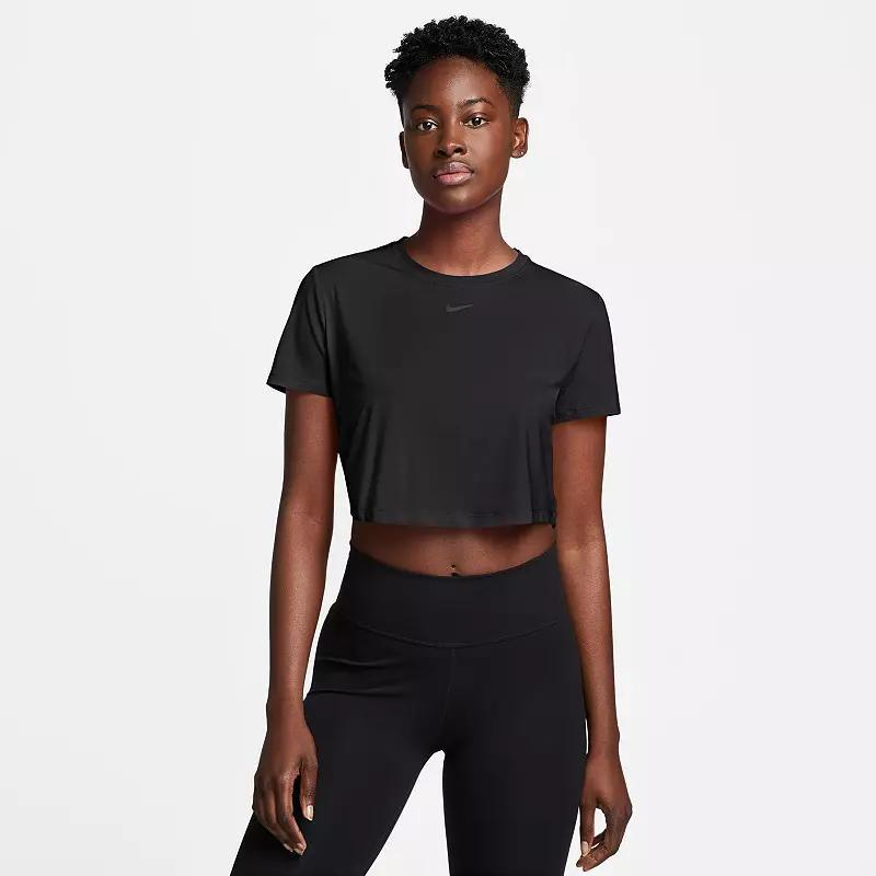 Nike One Classic Women's Dri-FIT Short-Sleeve Cropped Top Product Image