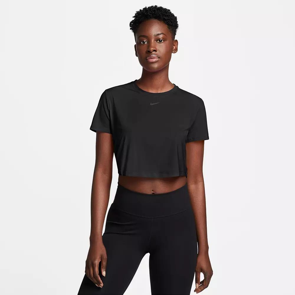 Nike One Classic Women's Dri-FIT Short-Sleeve Cropped Top Product Image