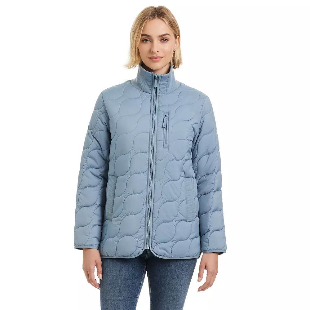 Women's Modern Supply by Sanctuary Rib Knit Puffer Jacket, Size: XXL, Brown Bean Product Image