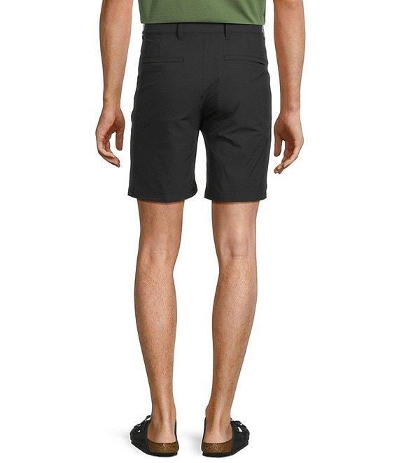 Caribbean Isle Breeze Flat Front Performance Stretch 8#double; Inseam Shorts Product Image