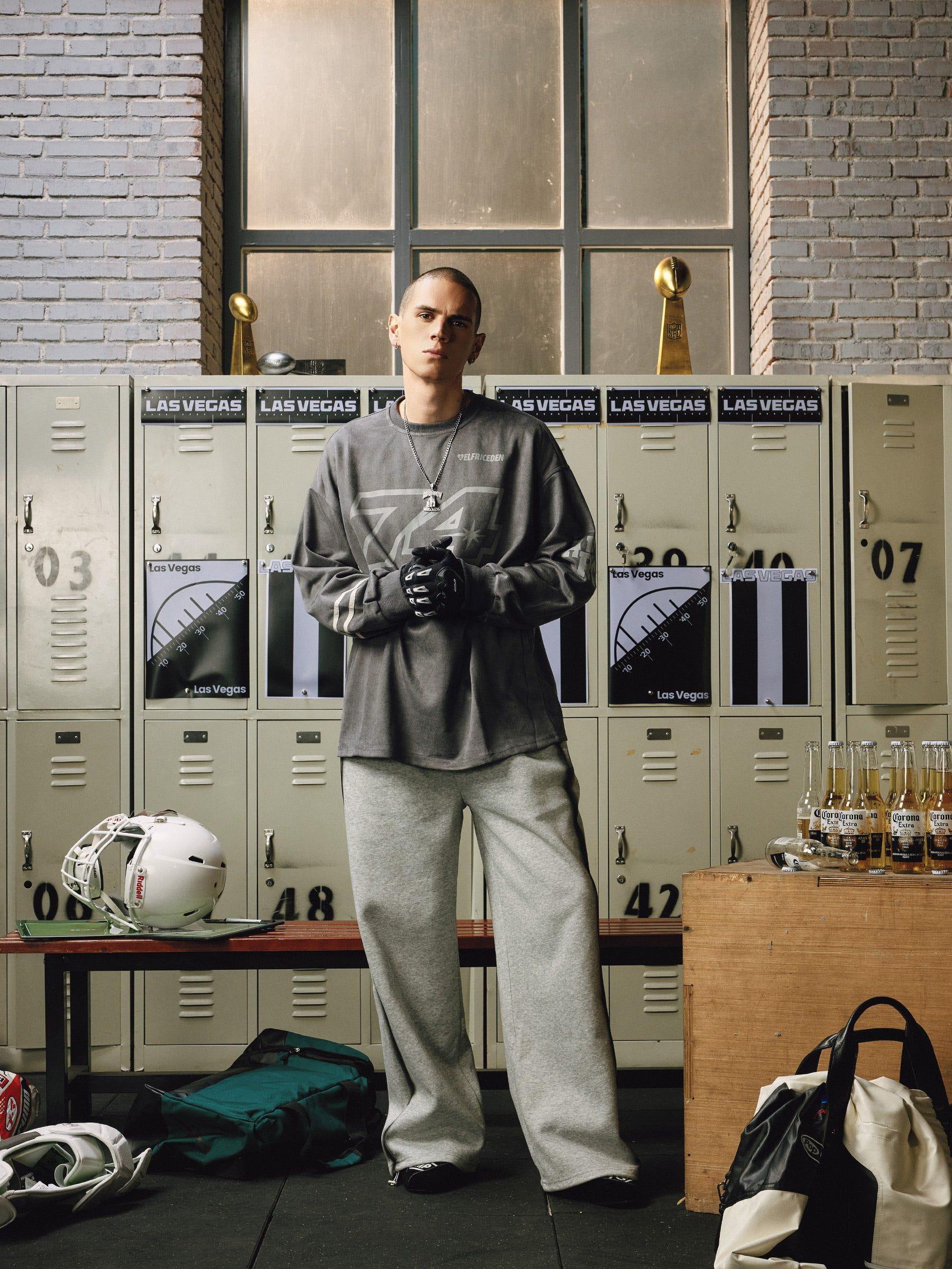 Aelfric Eden No.74 Lettered Sweatshirt Product Image