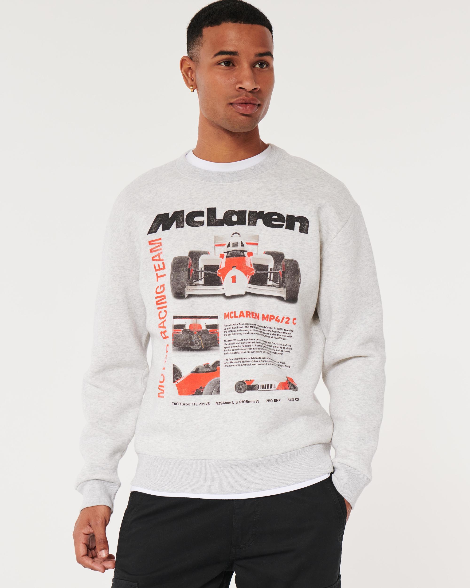 Relaxed McLaren Graphic Crew Sweatshirt Product Image