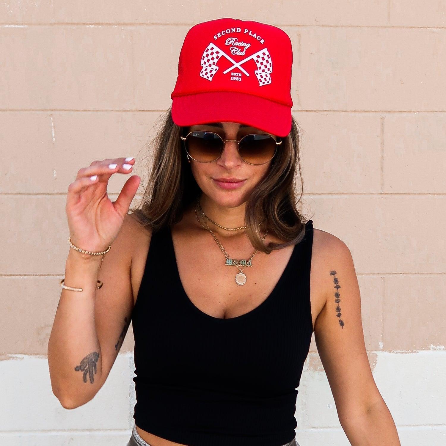 Second Place Racing Trucker Hat Product Image