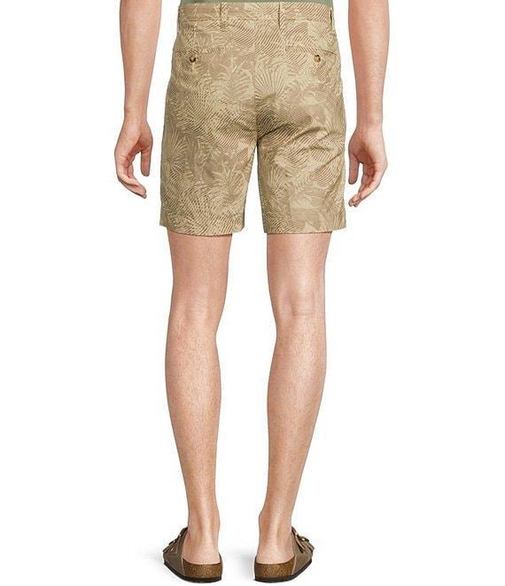 Cremieux Blue Label Cape Town Collection Palm Print 7#double; Inseam Shorts Product Image