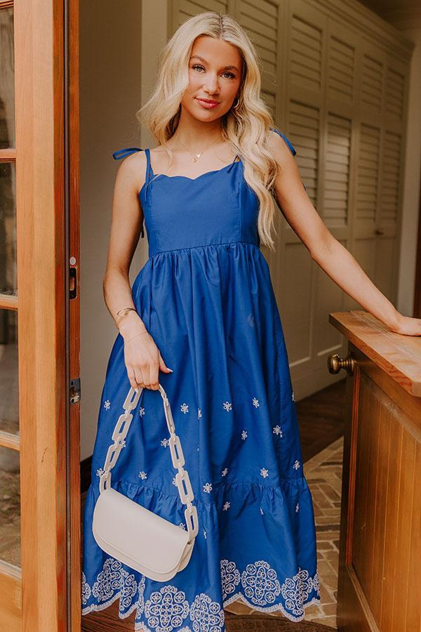 Tulum Cruise Embroidered Midi Dress Product Image