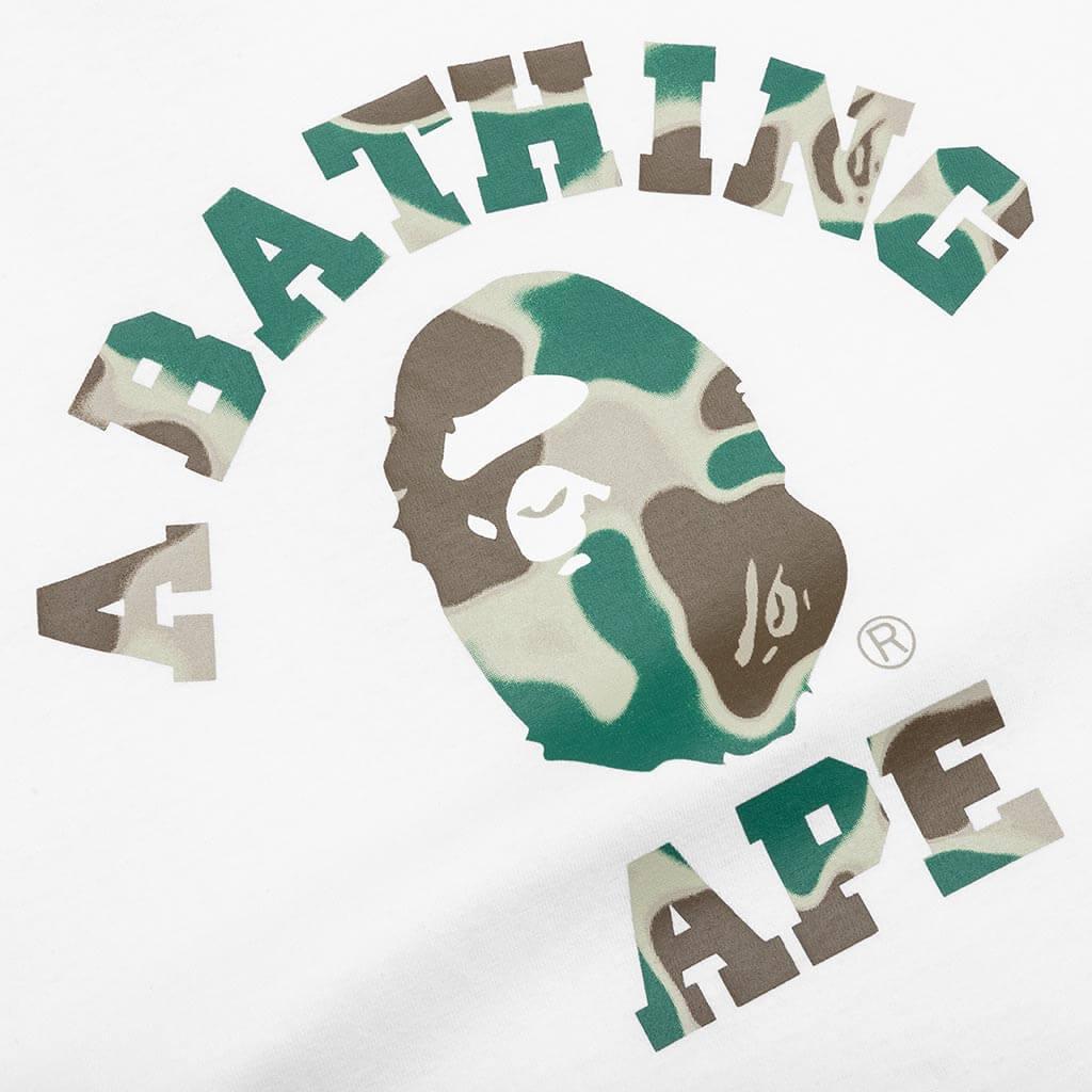 Liquid Camo College L/S Tee - White Male Product Image