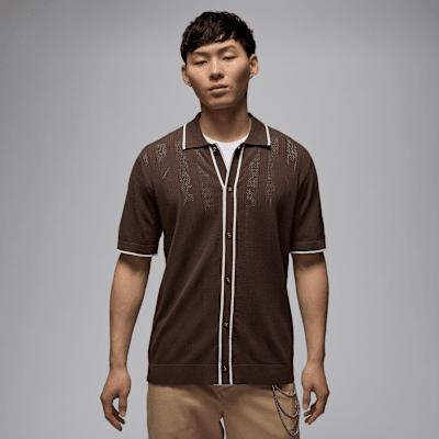 Jordan Sport ​Men’s Knit Button-Down Golf Top Product Image