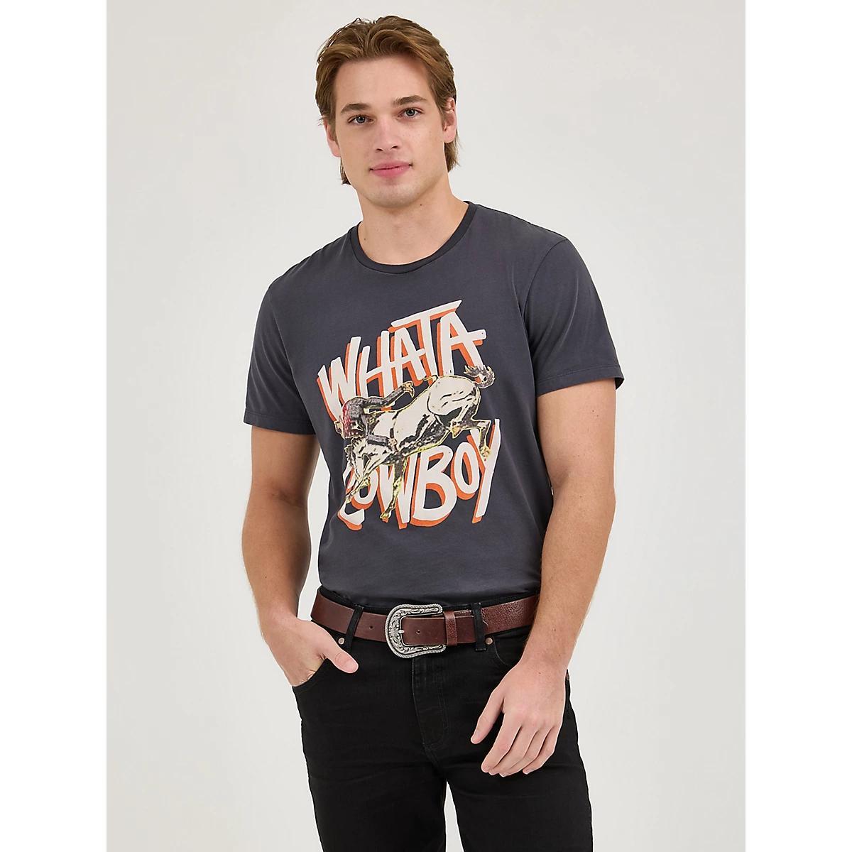 Wrangler x Whataburger Men's Cowboy Graphic T-Shirt | Men's SHIRTS | Wrangler® Product Image
