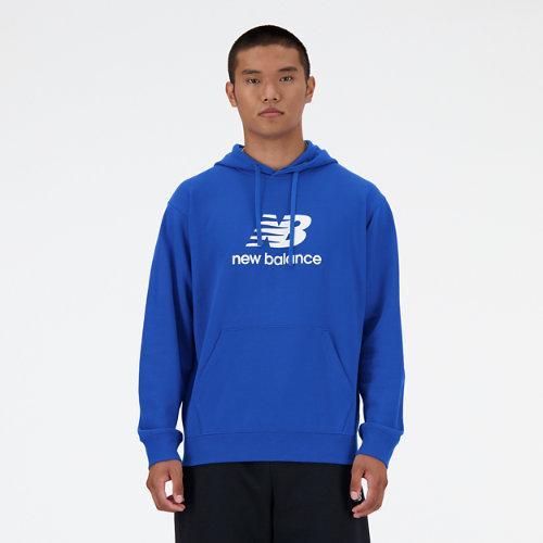 New Balance New Balance Men's Sport Essentials French Terry Logo Hoodie (Athletic Grey) Men's Clothing Product Image