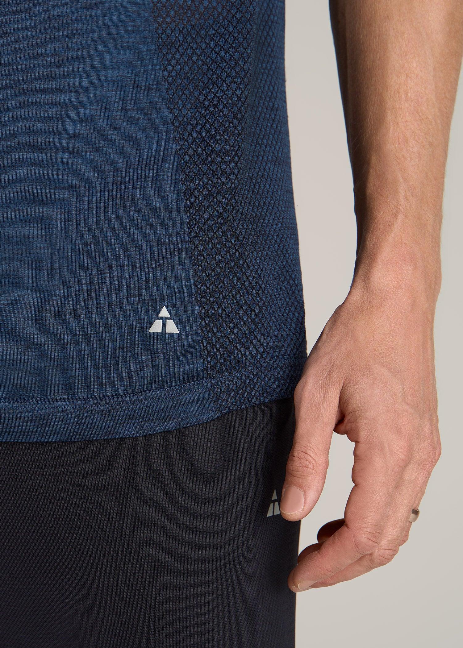 A.T. Performance MODERN-FIT Engineered Athletic Tall Tee in Navy Mix Male Product Image