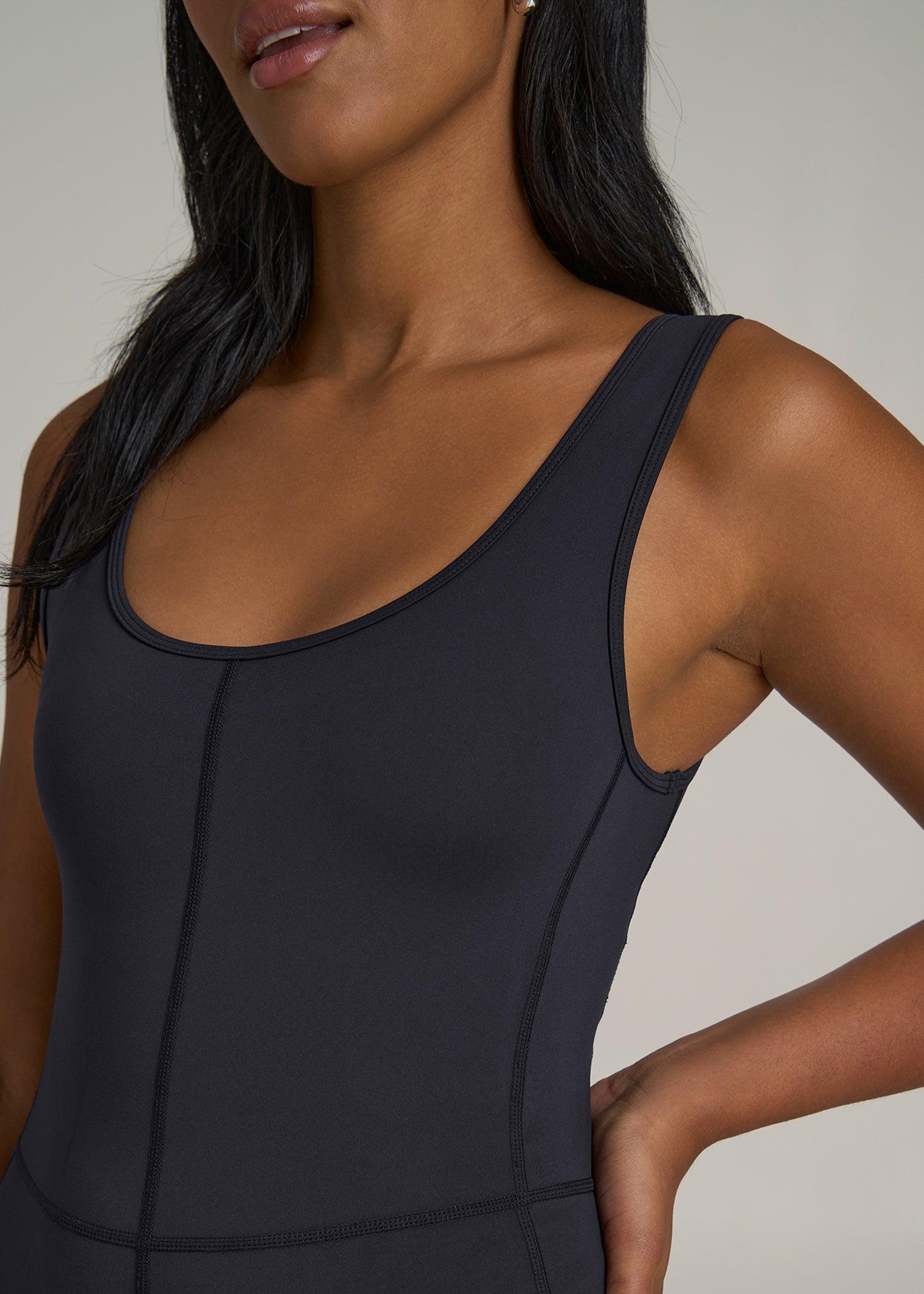 Balance Scoop Neck Tall Women's Jumpsuit in Black Product Image