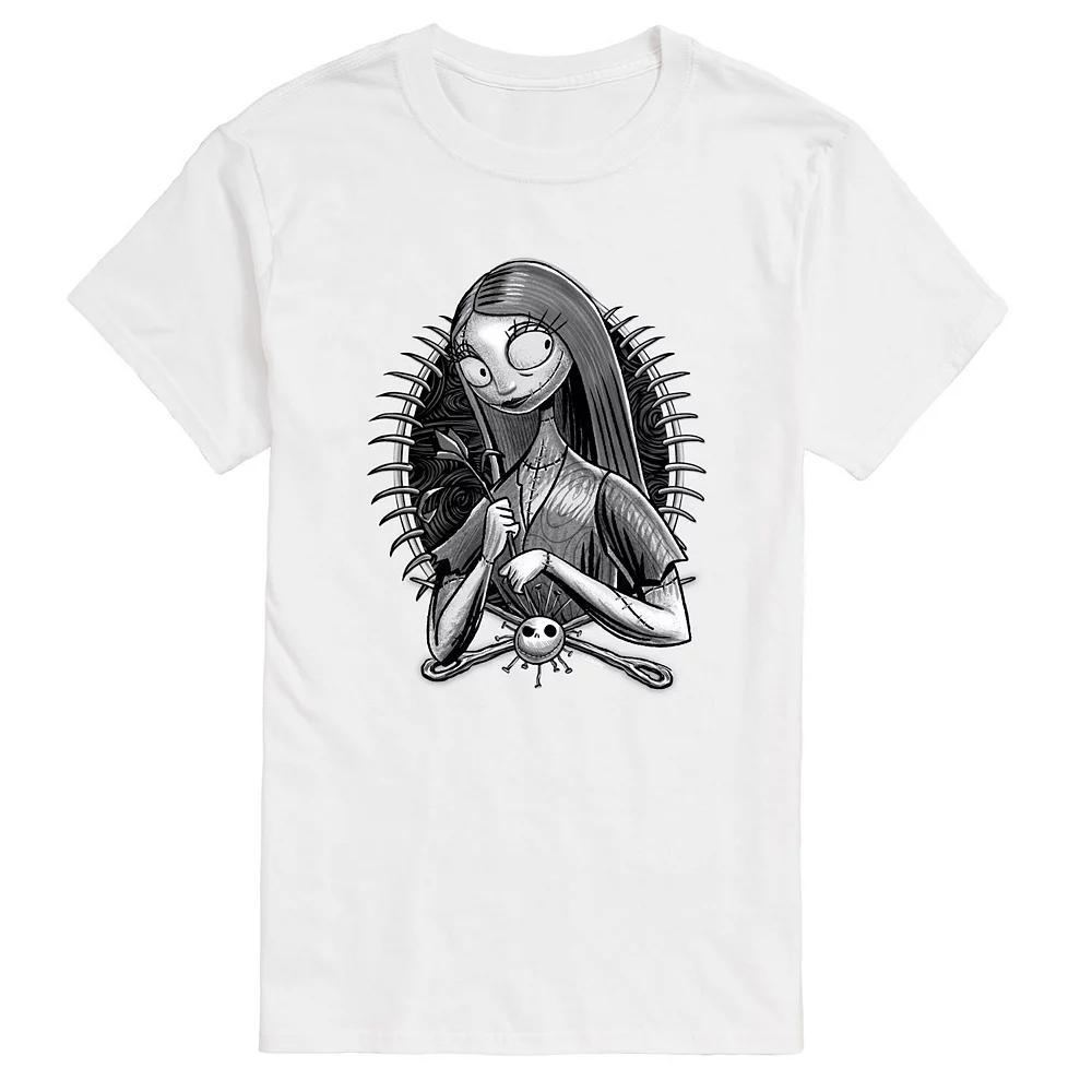 Disneys Nightmare Before Christmas Sally Mens Graphic Tee Ivory Product Image