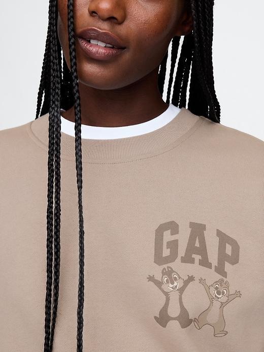 Gap × Disney Oversized Logo Sweatshirt Product Image