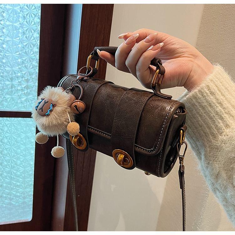 Faux Leather Satchel Bag Product Image