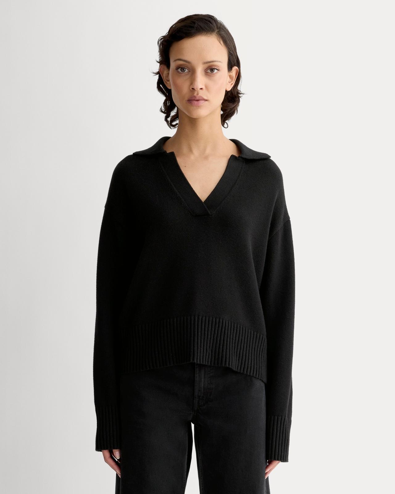 The Boxy Polo in Everyday Cotton Product Image