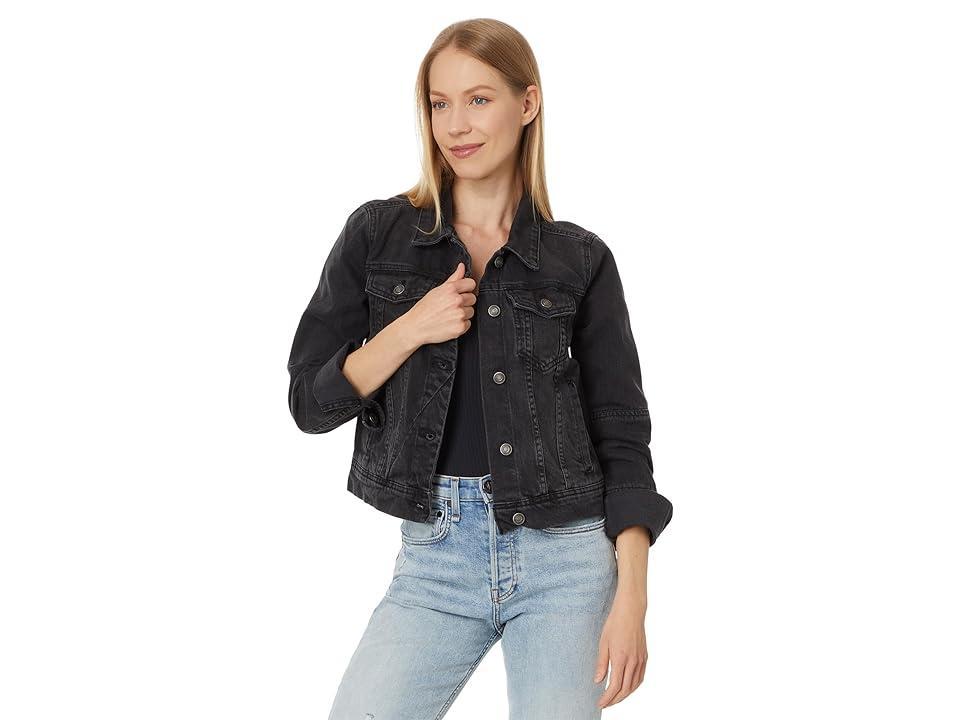 Free People Rumors Denim Jacket Black XS Product Image