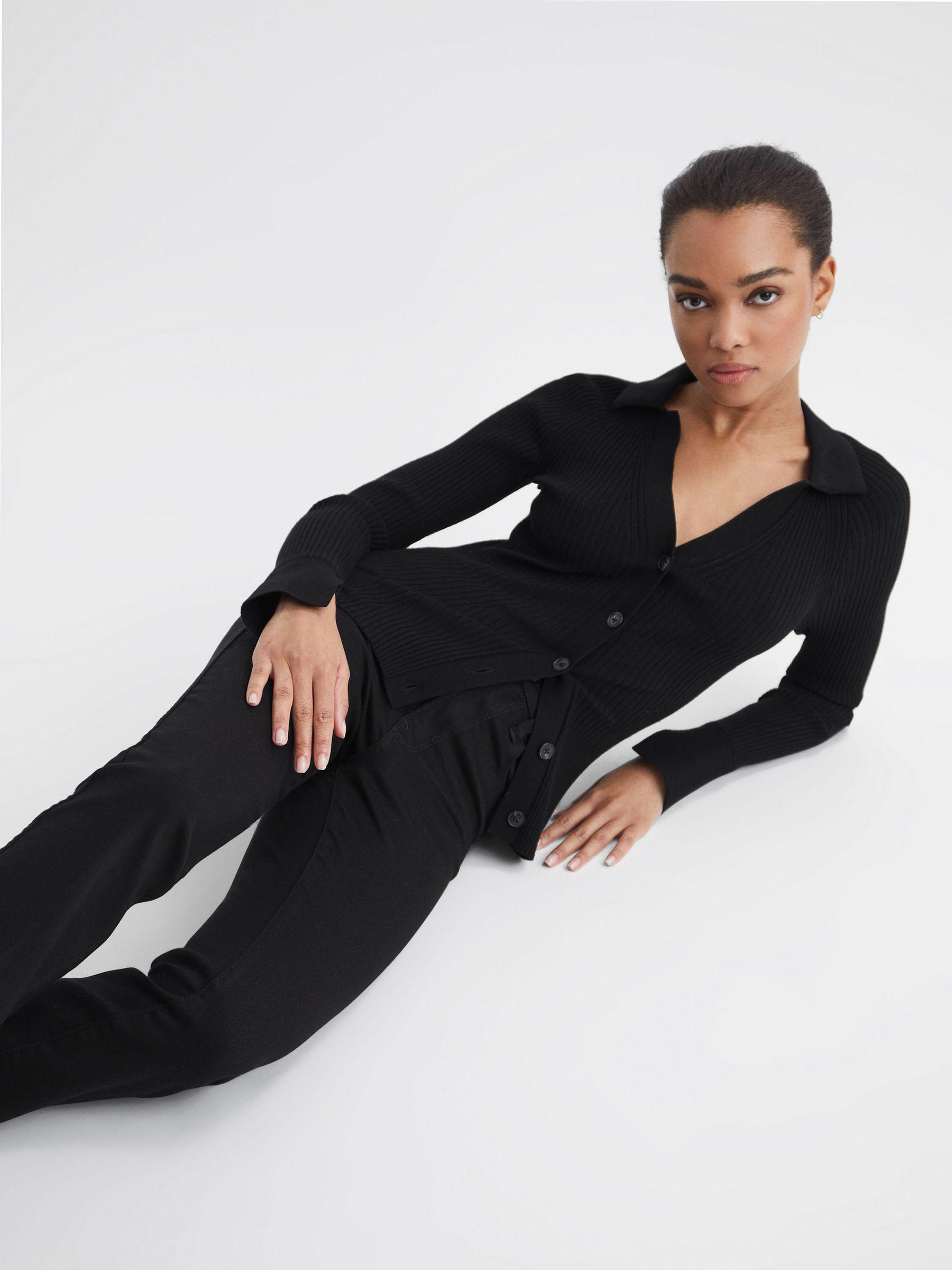 Good American Straight Jeans in Black Product Image